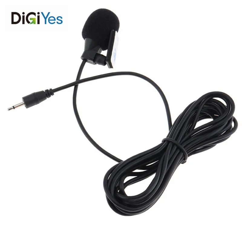 PVC Wired 3.5 mm Stereo Jack Mini 3m Car Microphone External Mic for PC DVD / GPS Player Radio Audio New | Электроника