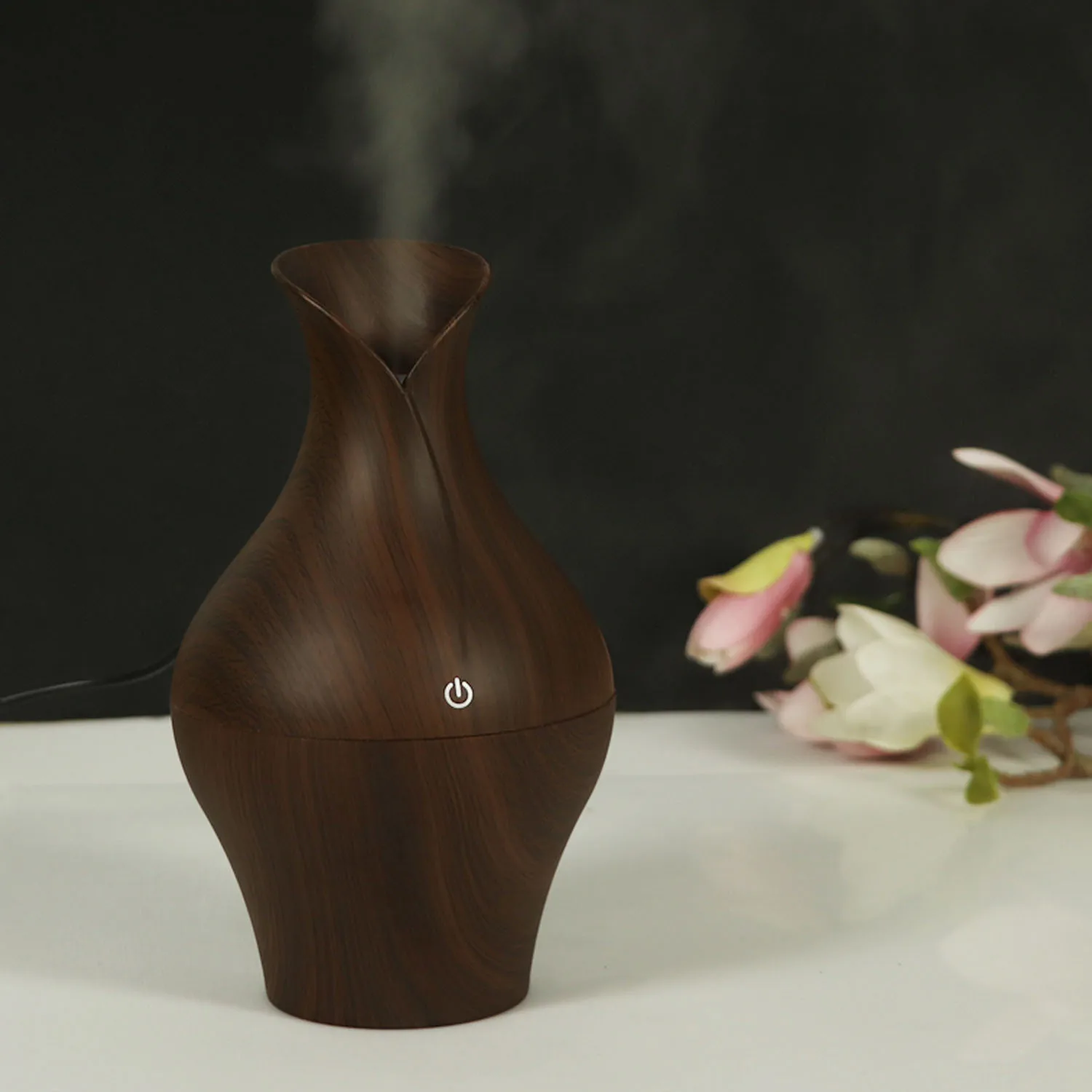 Стиль креативная ваза увлажнитель для воздуха с разъемом Micro USB Настольный Воздушный Распылитель Увлажнитель прибор-увлажнитель