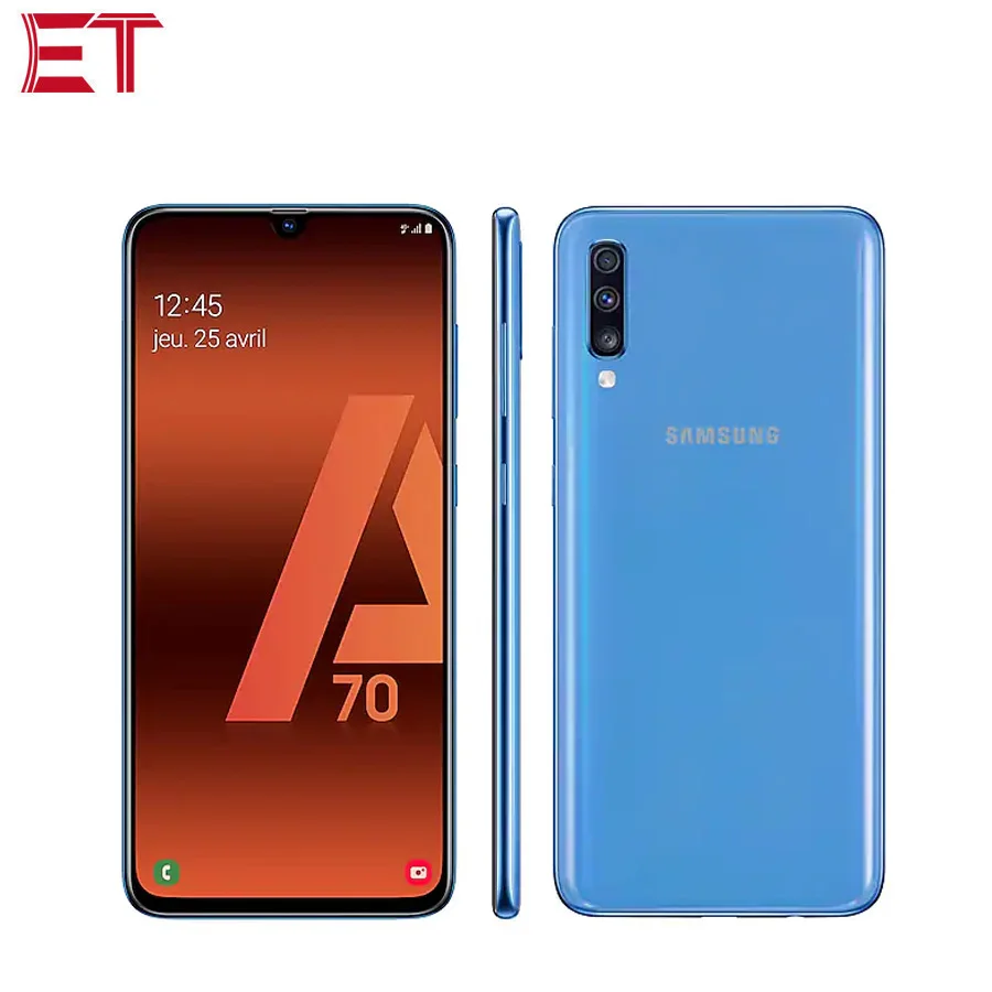 Оригинальный Samsung Galaxy A70 A705MN/DS мобильный телефон 6 ГБ ОЗУ 128 Гб ПЗУ Snapdragon675 OctaCore 7