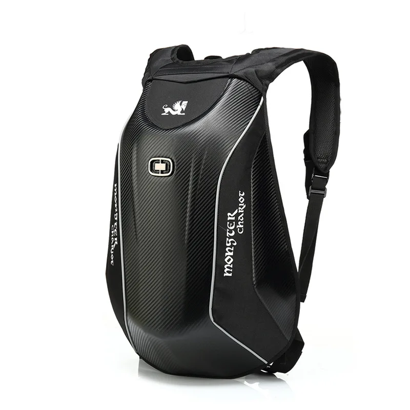 

Motorcycle Riding Backpacks Multifunctional Large-capacity Waterproof Hard Shell Turtle Bag Polyester Solid Anti Theft Backpacks