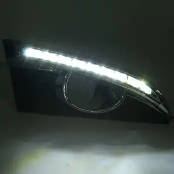 

12V 2Pcs Front LED Daytime Running Light FOR CHEVROLET CAPTIVA 2011 2012 2013 DRL Driving Fog Lamp Headlight White Car Styling