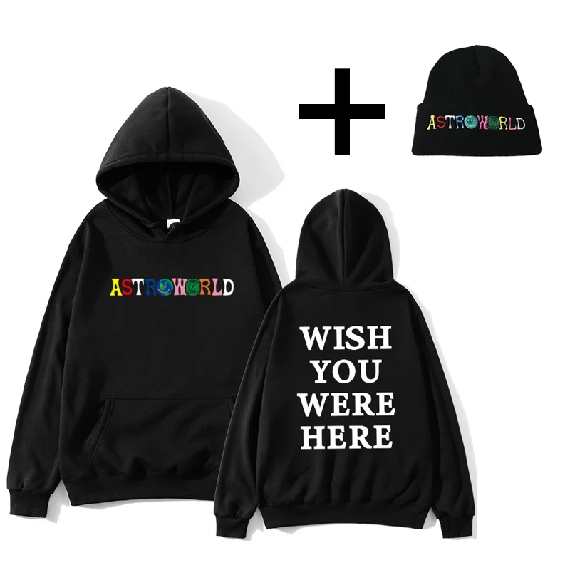 TRAVIS SCOTT ASTROWORLD WISH YOU WERE HERE HOODIES fashion letter ASTROWORLD HOODIE streetwear Man woman Pullover Sweatshirt TRAVIS SCOTT ASTROWORLD WISH YOU WERE HERE HOODIES fashion letter ASTROWORLD HOODIE streetwear Man woman Pullover Sweatshirt