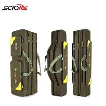 Новинка, водонепроницаемая Мужская Уличная удочка, устойчивая к царапинам, дорожная сумка для рыбалки, портативная, 2/3 слой, сумка для рыболовных снастей XA194G