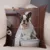 MINI French Bulldog Pillow Case for Home Sofa Car Soft Plush Decor Cute Pet Animal Dog Cushion Cover Printed Pillowcase 45x45cm 13