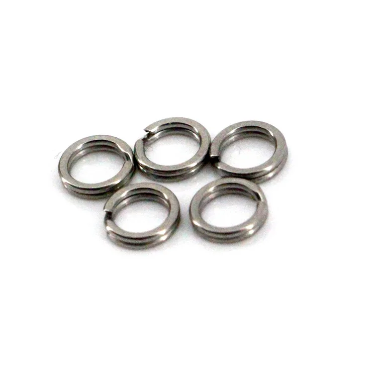 

Lure Double Coils Stainless Steel Ring Lure Accessories Strengthen Connecting Ring Connector Lure Connecting Ring