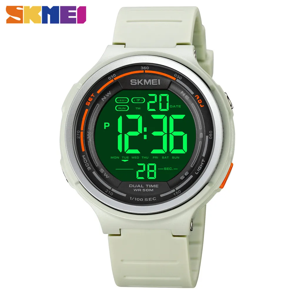 SKMEI Creative LED Electronic Sport Watches Count Down Stopwatch Clock 5Bar Waterproof Men Wristwatch montre homme Watch 1841 