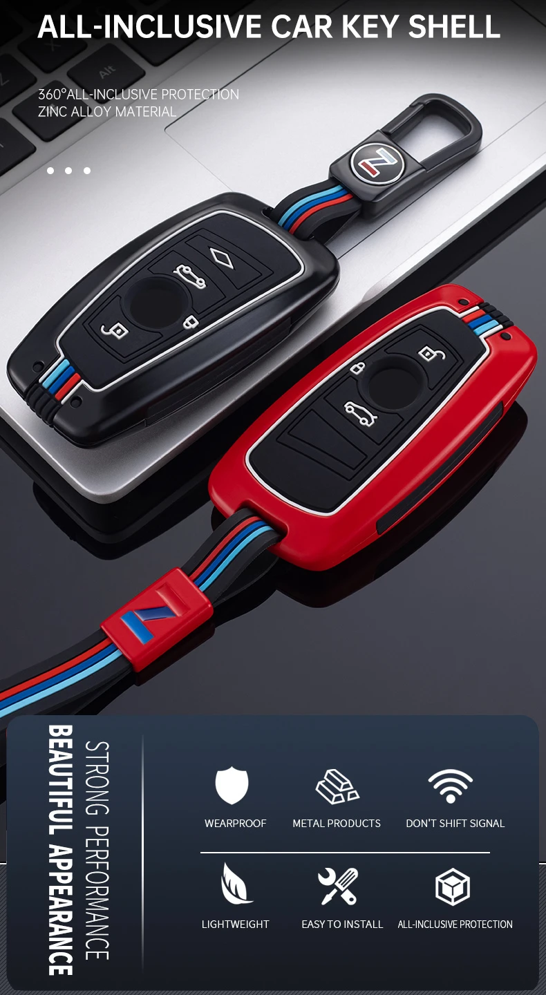 Portachiavi in lega per auto portachiavi per Bmw F20 F30 G20 F34 f31 F10 G30 F11 X3 F25 X4 I3 M3 M4 1 3 5 accessori serie Car-Styling - Hae3d7cf1c2364d35a60d656444286cfdg