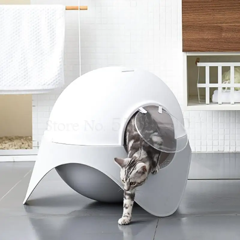 Полностью закрытый туалет для кошачьего туалета Igloo большой контейнер