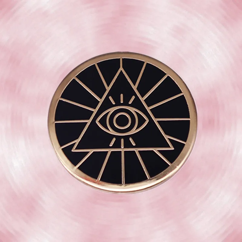 Illuminati All Seeing Eye Brooch Mysterious Power of This Ancient Symbol Power_副本