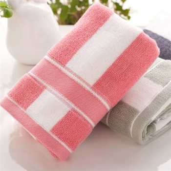 

Factory Direct Cotton Thickened Striped Face Towel 34 * 75cm Adult Hotel Towels for Household Use 100% Cotton Combed Cotton