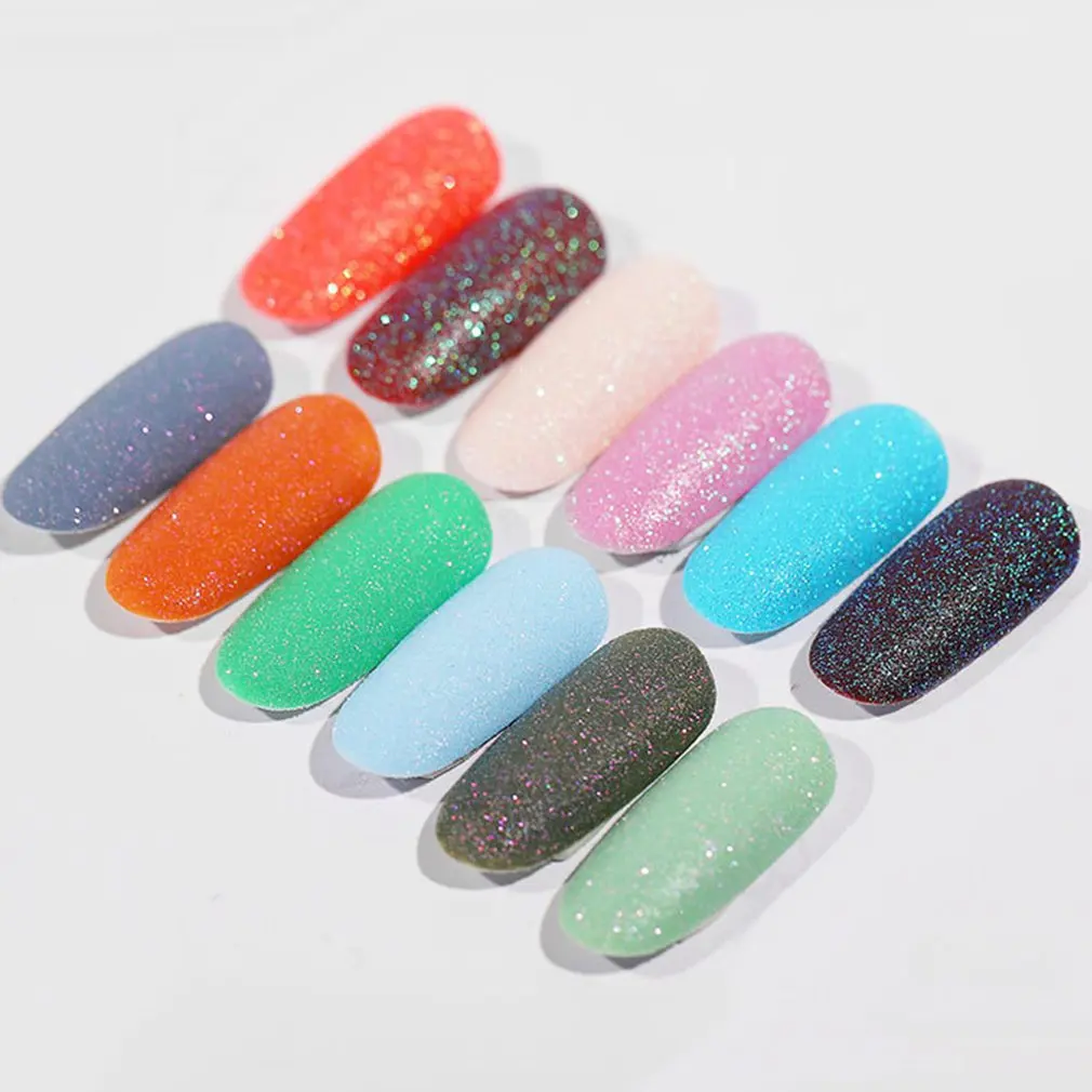 Украшения для ногтей черная пряжа порошок белая шерсть волос снег таяния Черный