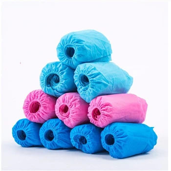 

100pcs Disposable Shoe Cover Dustproof Non-slip Dhoe Cover Children Students Adult Non-woven Shoe Cover Household Foot Cover