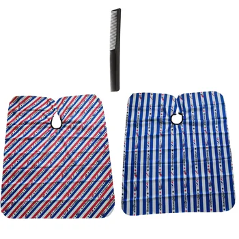 

2pcs Salon Barber Cape Haircut Hairdresser Cloth Straight Hair Comb