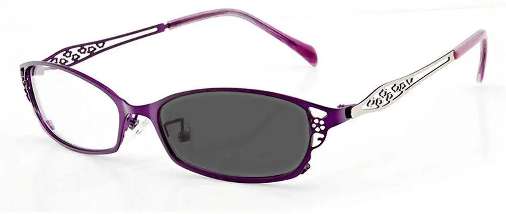 MINCL, очки для чтения с переходом, металлическая оправа, женские солнцезащитные фотохромные очки, женские полые цветочные очки для дальнозоркости NX