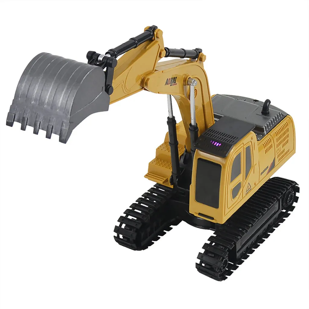Intelligence Metal Diecast Excavator Construction Truck Toy Tractor Heavy Metal Excavator Kids toys Brinquedos Juguetes игрушки
