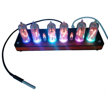 

IN14 Nixie Clock DIY Clock QS18 GPS Timing Wooden Shell Digital Tube Clock