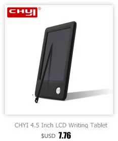 CHYI 10 дюймов ЖК-дисплей планшет для письма электронные цифровые часы для рукописного ввода ультратонкий графический планшет для детей Memo доска для рисования