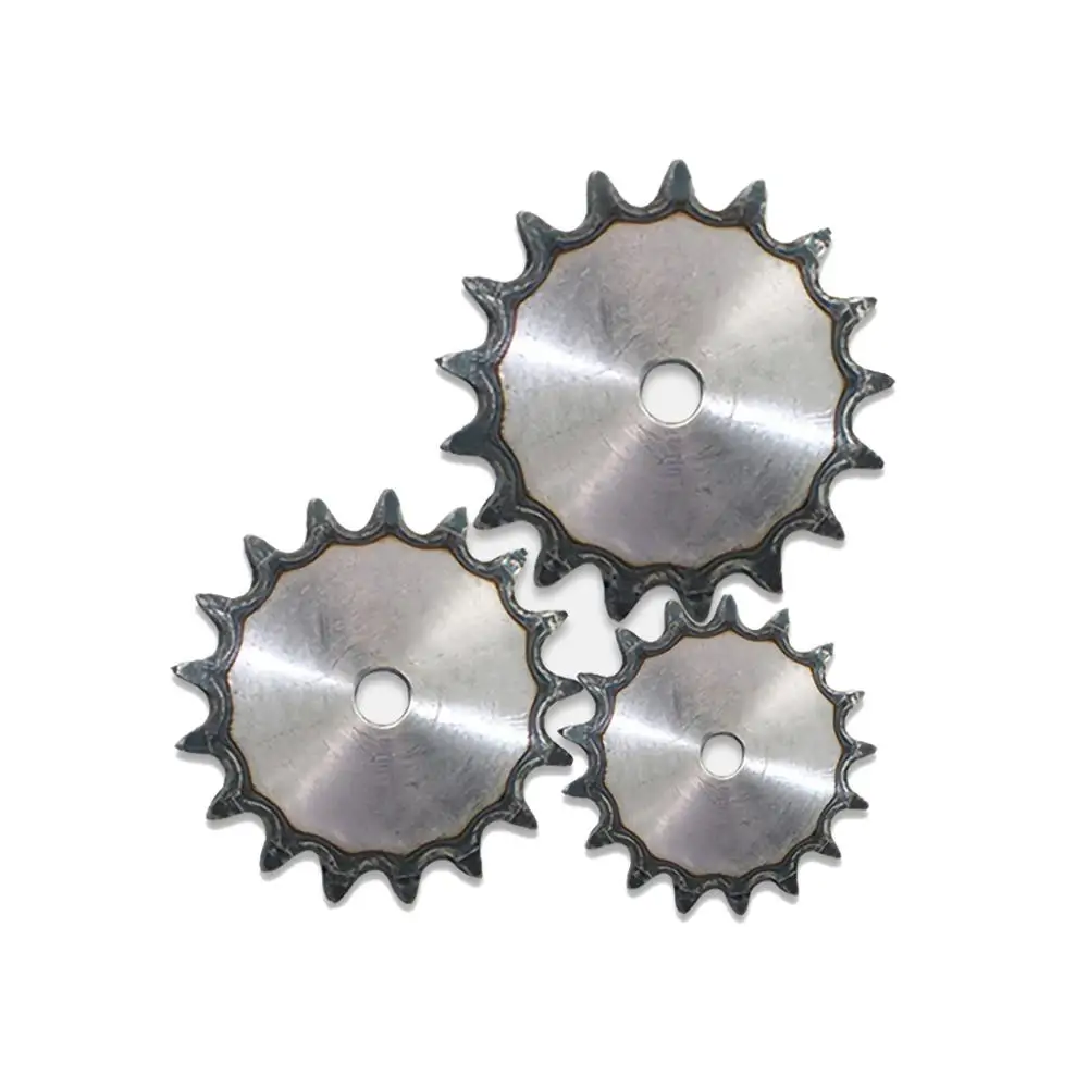 1Pcs A3 Steel 08B Chain Drive Flat Sprocket 10-25 Tooth Roller Chain Gear Pitch 12.7mm Industrial Sprocket Wheel