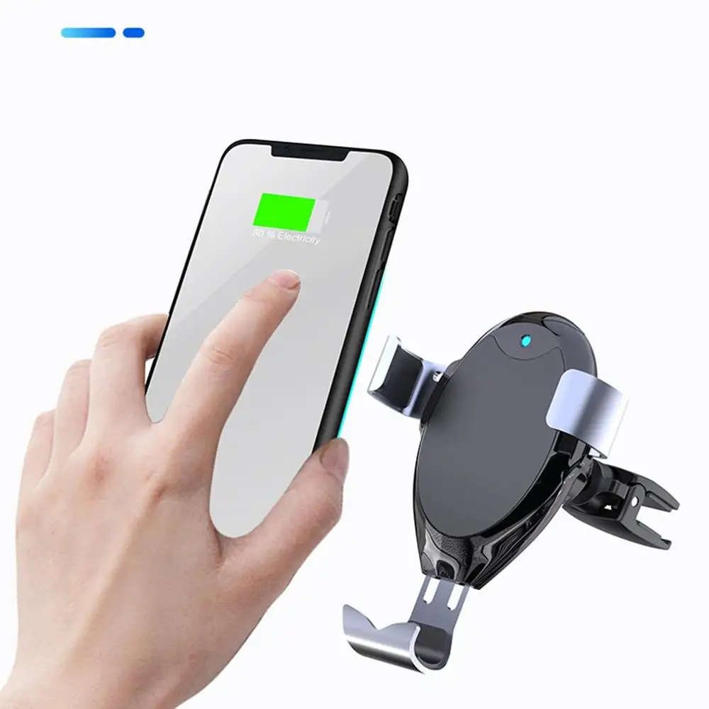 G03 автомобильный беспроводной зарядный кронштейн Индукционная связь 10 Вт автомобильный воздушный выход держатель мобильного телефона