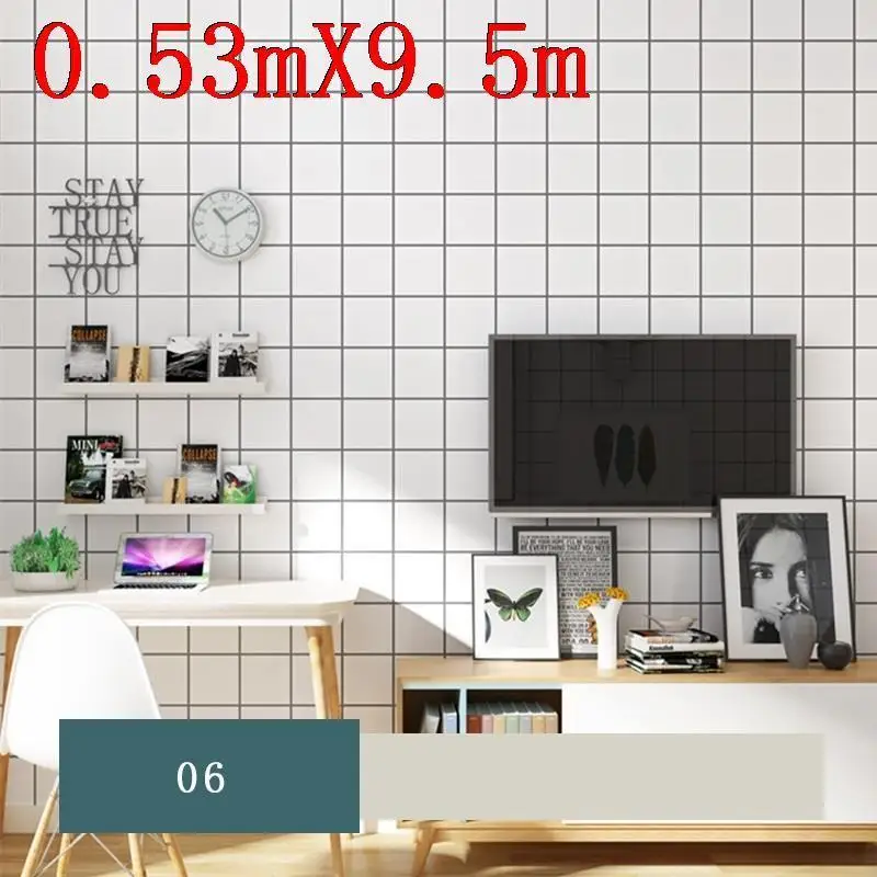 Behang Para Quarto Fotobehang Wal бумажная Геометрическая настенная бумага Papeis Infantil Papier Peint домашний декор Papel De Parede настенная бумага - Цвет: Version F