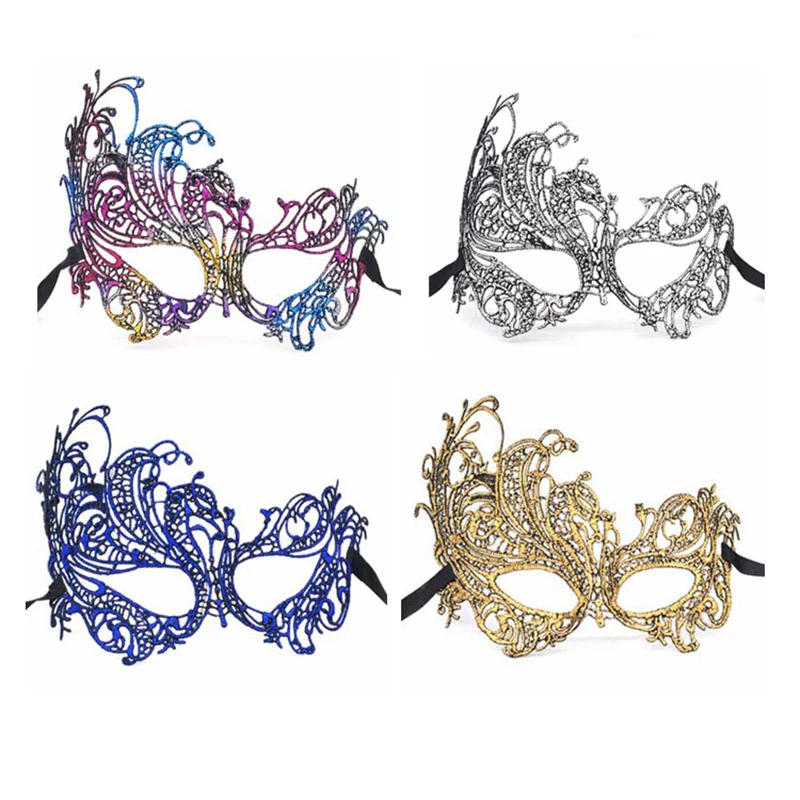 

New Fashion Women Sexy Lace Eye Mask Party Masks for Masquerade Halloween Venetian Costumes Carnival Mask Wedding Party Decor