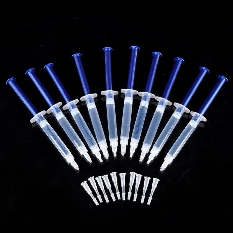 10pcs Gel Отбеливание зубов 44% Перекись Отбеливание зубов Системы пероральный гель комплект отбеливатель зубов стоматологическое оборудование 10/6/4/3 предмета в комплекте - Цвет: 10pcs Gel