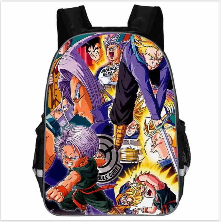 Рюкзак с драконом и шариком, ультра-Instinct Goku Z Vegeta, супер Saiyain, повседневные школьные сумки для маленьких мальчиков и девочек, подростков, Mochilas Bolsa - Цвет: as pictures