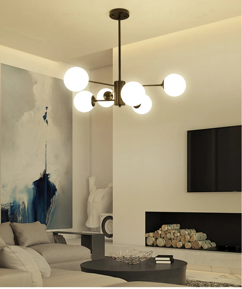 Современный светодиодный потолочный светильник для гостиной, спальни, люстры для креативного дома, светильники AC110V/220 V