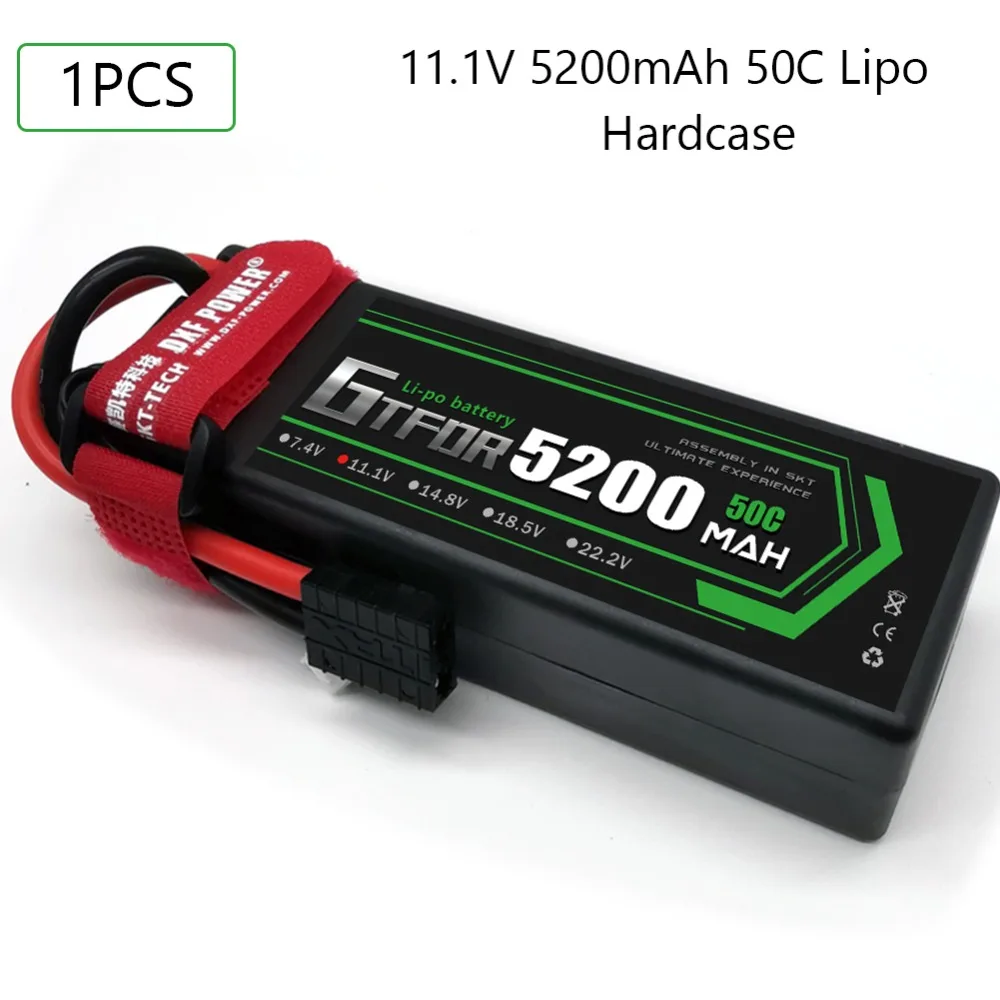 5200mAh 3S RC аккумулятор GTFDR 11,1 V 50C жесткий чехол Deans/T XT60 XT90 EC5 разъем для RC автомобиля, RC грузовика, вертолета, самолета