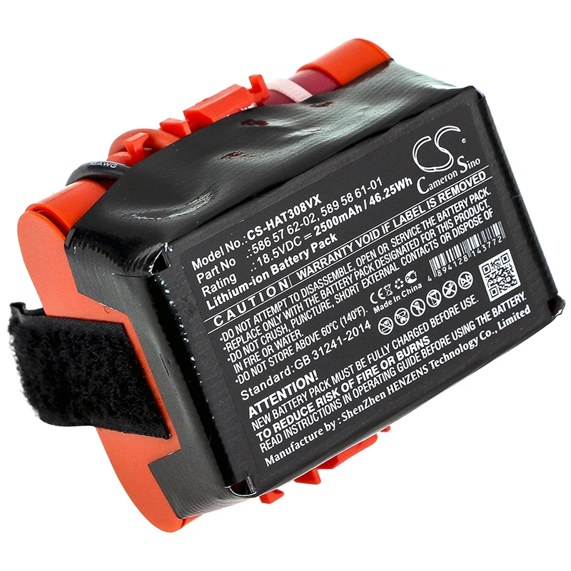Cameron sino 2500 мАч батарея для Гардена McCulloch Rob R600 Rob R1000 HUSQVARNA Automower 105 Гардена 586 57 62-02