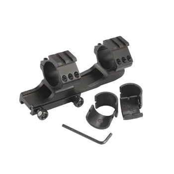 

1PC Scope Mount 25.4mm / 30mm Dual Ring Cantilever Heavy Duty Picatinny with 20mm/11mm Weaver Rail Hunting Caza Black