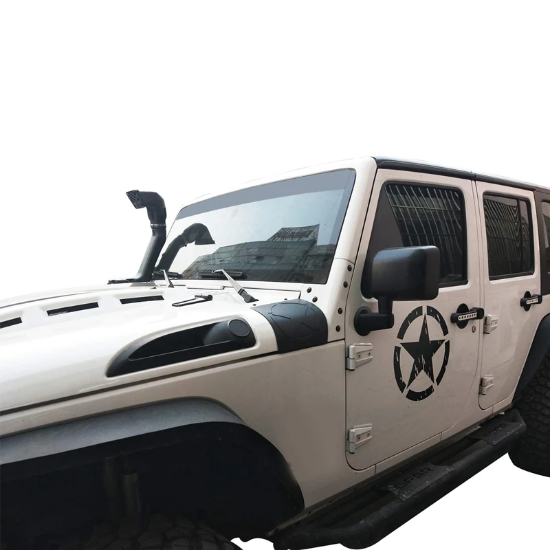 Капюшон ограждающий угол звезда с капюшоном и с принтом «машинка» для капюшон с защитной оболочкой для Jeep Wrangler JK JKU 2007