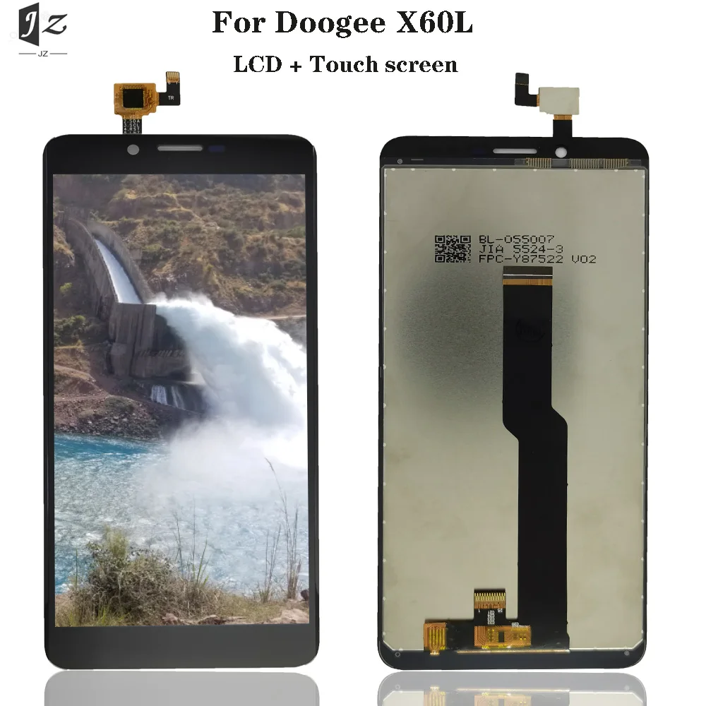 ЖК-дисплей 5 дюйма протестированный Для Doogee X60L X60 кодирующий преобразователь