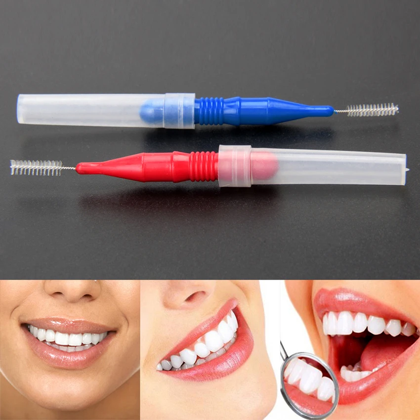 

50x Dental Floss Flossers Interdental Brush Teeth Stick Toothpick Cleaning Teeth Tooth Pick Interdental Brush Teeth Clean