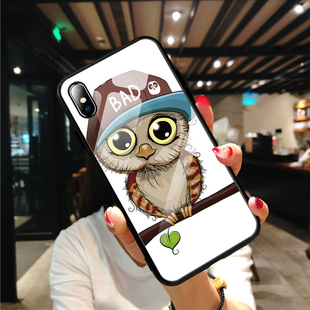 Чехол для телефона из закаленного стекла с сердечком для iPhone XR XS X XS Max 7 8 6 6S Plus, прозрачная ультратонкая защитная задняя крышка - Цвет: T10