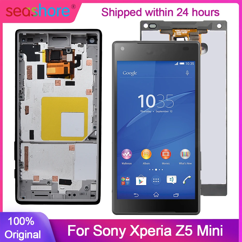 Original Display For SONY Xperia Z5 Compact Display Touch Screen For Xperia Z5 Mini LCD Display Digitizer Replacement Part E5823