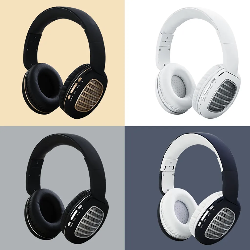 Mosunx портативная беспроводная гарнитура Bluetooth 4,2 стерео гарнитура складная гарнитура встроенный HD микрофон громкой связи