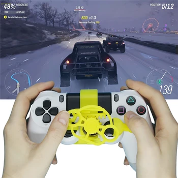 

For Sony PS4 Mini Steering Wheel DualShock 4 Controller Car Racing Replacement Steering-Wheel Controller Accessories