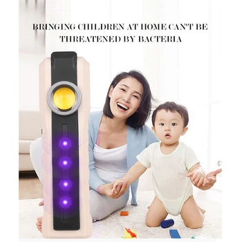 

UVC UV Germicidal Lamp Shockproof Electricity Display USB Cable Household Sterilize Light Adult Children Health Care Secure