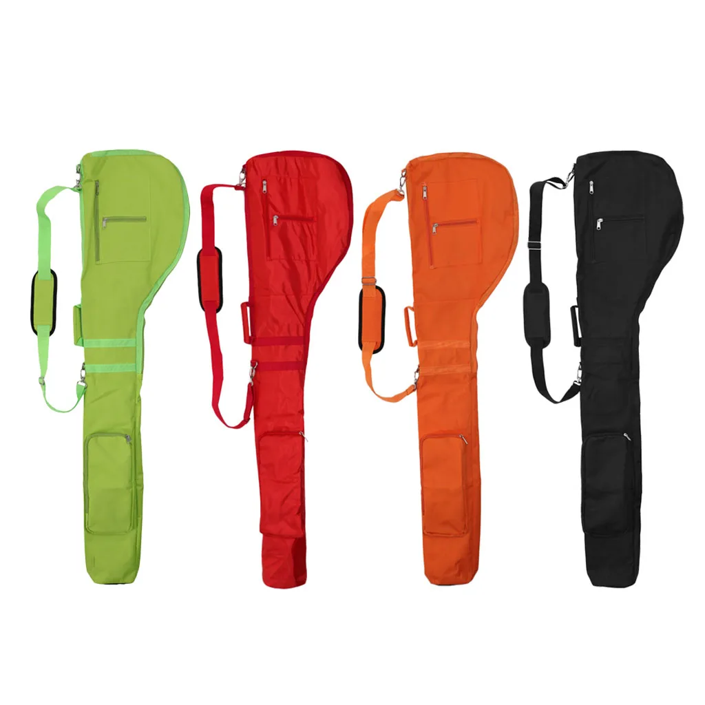 Golf Training Practice Pouch Bag Golf Travel Case Carry Protector for Golf Club Cover With Handle and Strap
