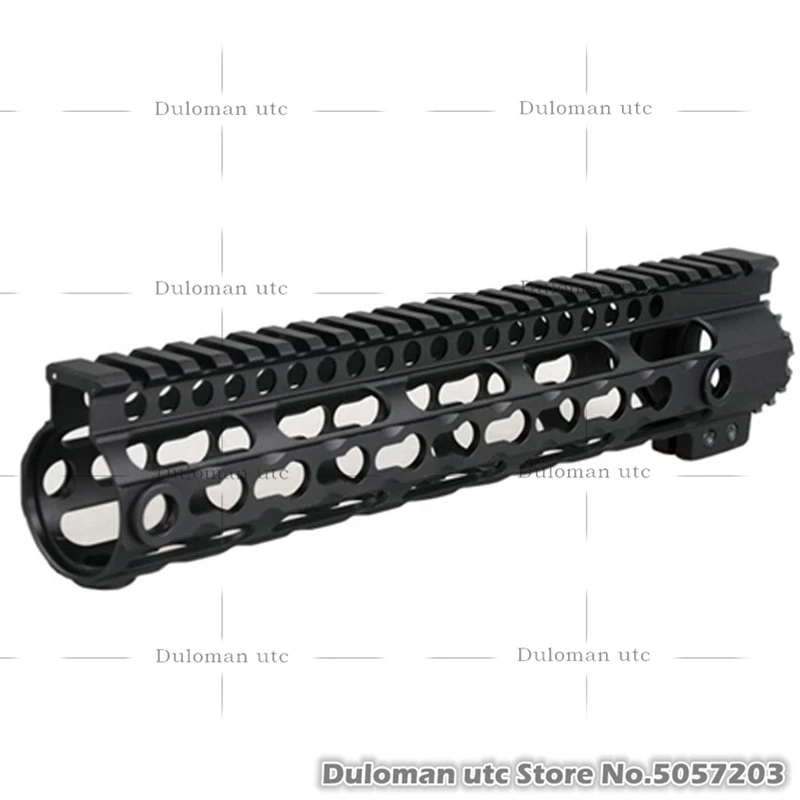

Duloman utc MI KeyMod Free Float Handguard Tactical 10inch Lightweight Full Metal Rail System for Airsoft AEG / GBB Rifles