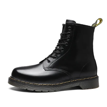 

Shoes Men Boots Spring & Autumn Shoes Martins Man Leather Shoe Anklecowboy Waterproof Motorcycle Casual Coturno Botas