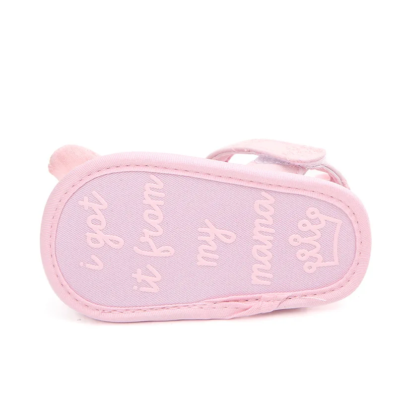 Стиль; трехцветные сандалии для маленьких девочек; обувь с мягкой подошвой для маленьких мальчиков; детская обувь с бантом; 0964