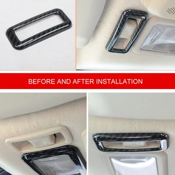 

Car Styling Carbon Fiber Color Sunroof Switch Handle Frame Cover Trim 1pcs For Mitsubishi Pajero Shogun V80 2007-2019