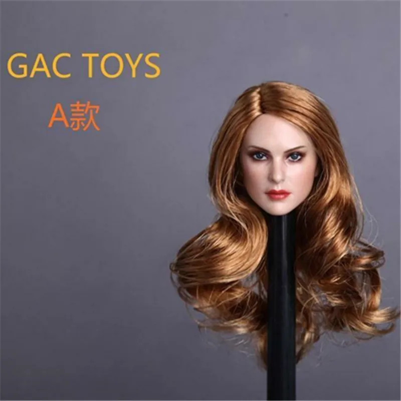 1:6 GACTOYS GC005 коллекционные светлые кудрявые волосы голова лепить модель фигуры игрушки