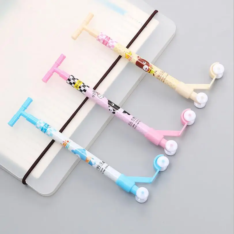 36 шт./лот Творческий скутер шариковая ручка с медведем милые шариковые ручки для