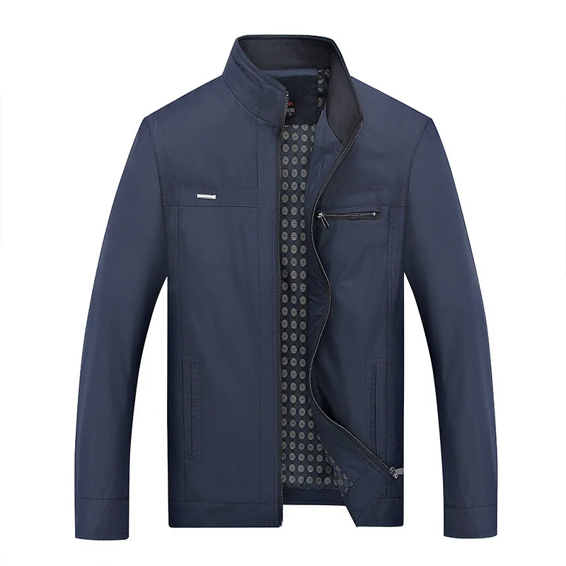 

2020 New Fashion Spring and Autumn Waterproof Coat Black Jacket Casual Men's Clothing Jacket for Men Outwear