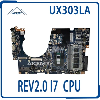 

UX303LA For Asus UX303LN UX303LNB UX303 UX303L Notebook motherboard UX303LN board REV2.0 I7 Processor 100% testing motherboard