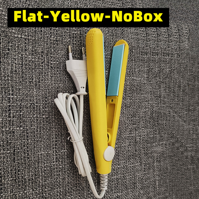 New Curling Iron Mini Hair straightener Iron Ceramic Straightening Styling Tools Hair Curler Flat Iron Beard straightener