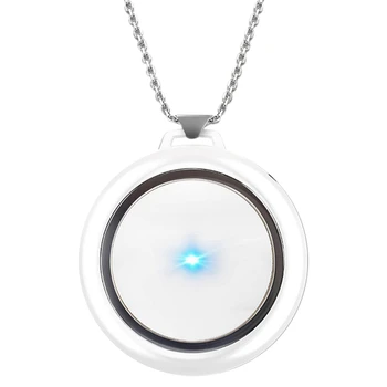 

Personal Travel Mini Portable Air Purifier USB Negative Ion Purifier Necklace Wearable for Both Kids and Adults